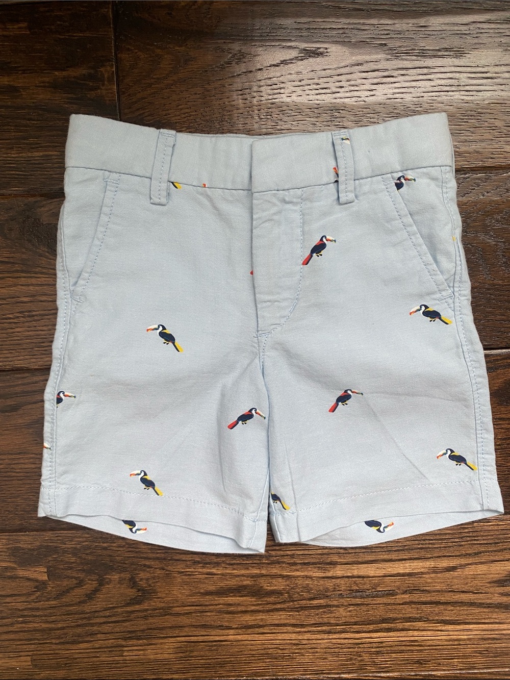 baby GAP Light Blue Toucan Shorts